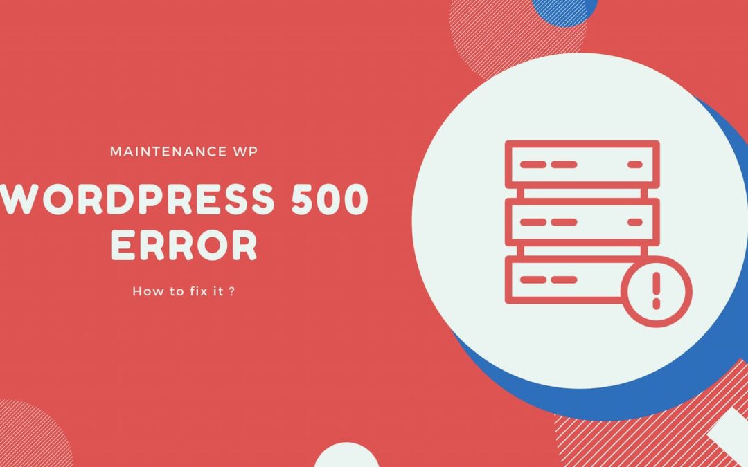 How to fix a 500 error in WordPress?